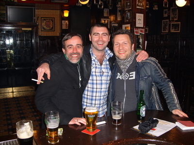 Dave, Shane, Pelle i Temple Bar