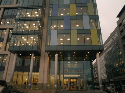 De nya kontoren i Docklands