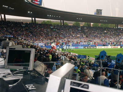 Stadion i Zürich börjar fyllas på.