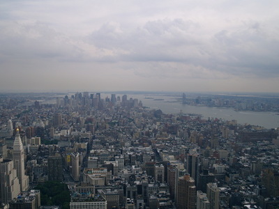 Vy från Empire State Building